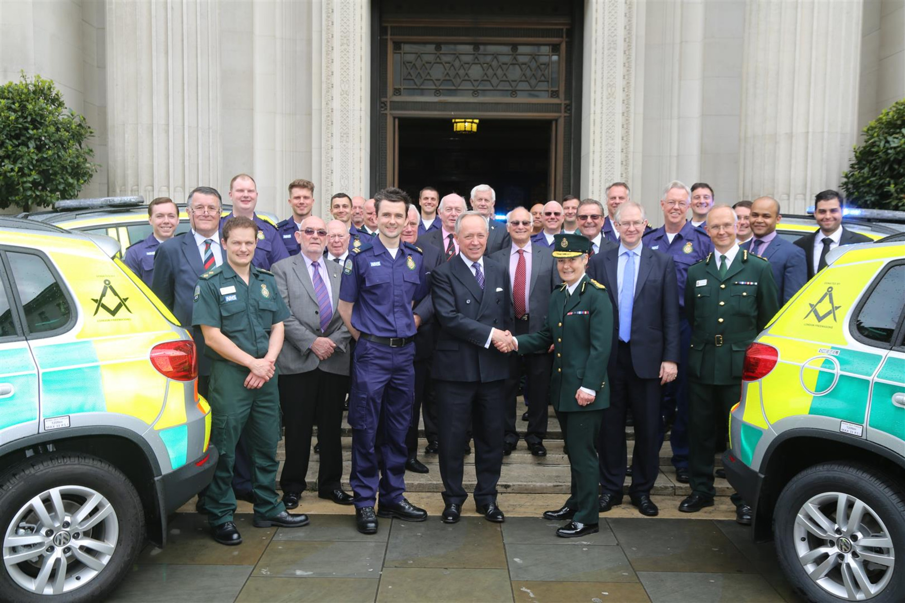 MORE MASONIC SUPPORT FOR THE LONDON EMERGENCY SERVICES